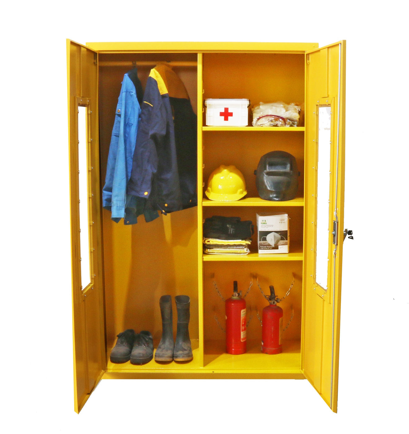 Spilldoc® Emergency PPE Storage Cabinet 45 Gallon (Double Door) SDPPE4 ...