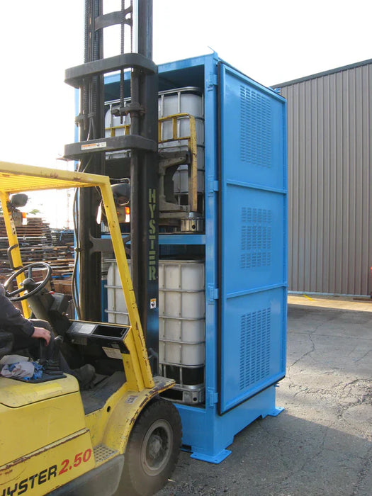 Single Depth Toxic Substance Store - 2 IBC - Vertical