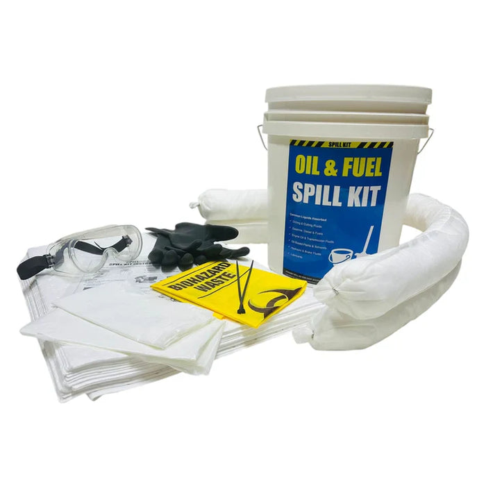 Spilldoc 20 Litre Oil Spill Kit Bucket
