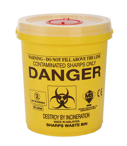 SHARPS DISPOSAL CONTAINER 5L
